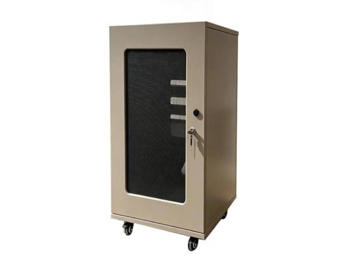 SHYJSGHZ Moderner Holz AV-Ständer, Stereo-Schrank mit Rollen Medienaufbewahrung für Wohnzimmer, Heimkino und Aufnahmestudio, praktisches Möbelstück(White,22.4*22.4*47.2in)