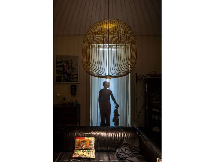 Spokes 2 Large LED Suspension Dimmable Cuivre - Foscarini - Métal