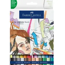 Faber-Castell Goldfaber Sketch Marker, 24er Etui
