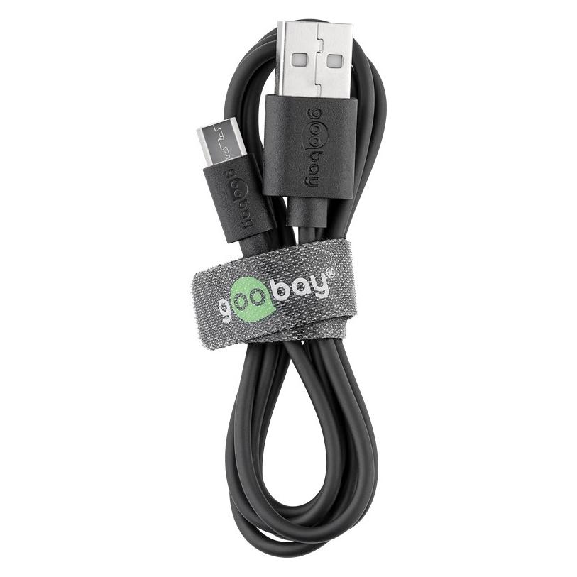 Goobay USB-Kabel (2 m, USB 2.0, 5 W) (38660)