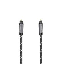 hama 00205139 Audio-Lichtleiter-Kabel, ODT-Stecker (Toslink), Metall, 1,5 m