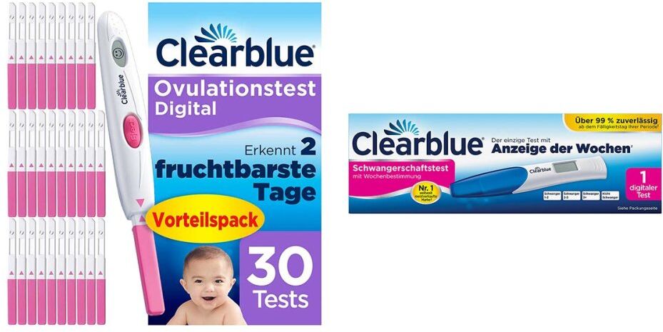 Clearblue Schwangerschaftstest mit Wochenbestimmung + Ovulations