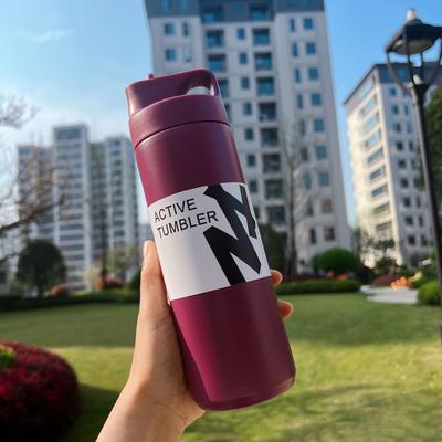 Uplifted Trends Stainless Steel Thermos Bottle Insulated Portable Tumbler For Travel Outdoor Sports & Water red
