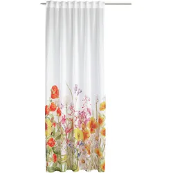 Sehlbach, Vorhang, Fertiggardine Sockelprint mit Blumen (245 x 135 cm)