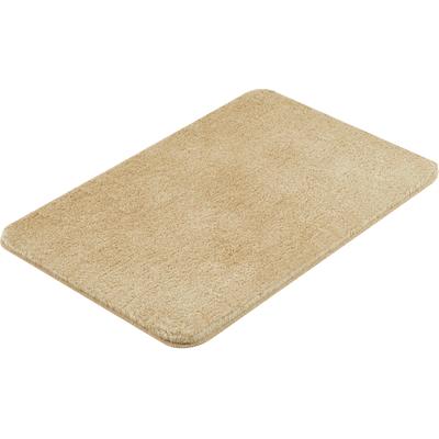 Badematte KLEINE WOLKE "Meadow, Badvorleger, Badezimmer Teppich", beige (bahamabeige), H:30mm, Polyester, Badematten, Badematte, Badteppich, Uni Farben