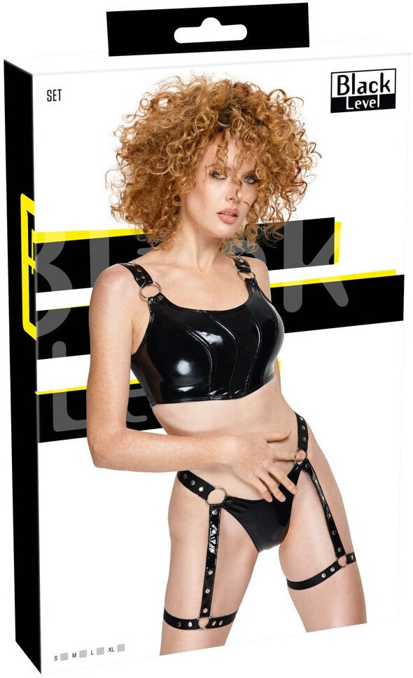 Black Level Ensemble vinyle avec porte-jarretelles
