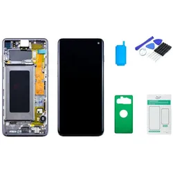 Kaputt.de Samsung Galaxy S10 Display (mit Rahmen) schwarz - Set (Display, Samsung Galaxy S10), Mobilgerät Ersatzteile, Schwarz