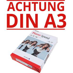 Papyrus Kopierpapier Plano Speed, 88044127, A3, 80g/qm, weiß, 500 Blatt