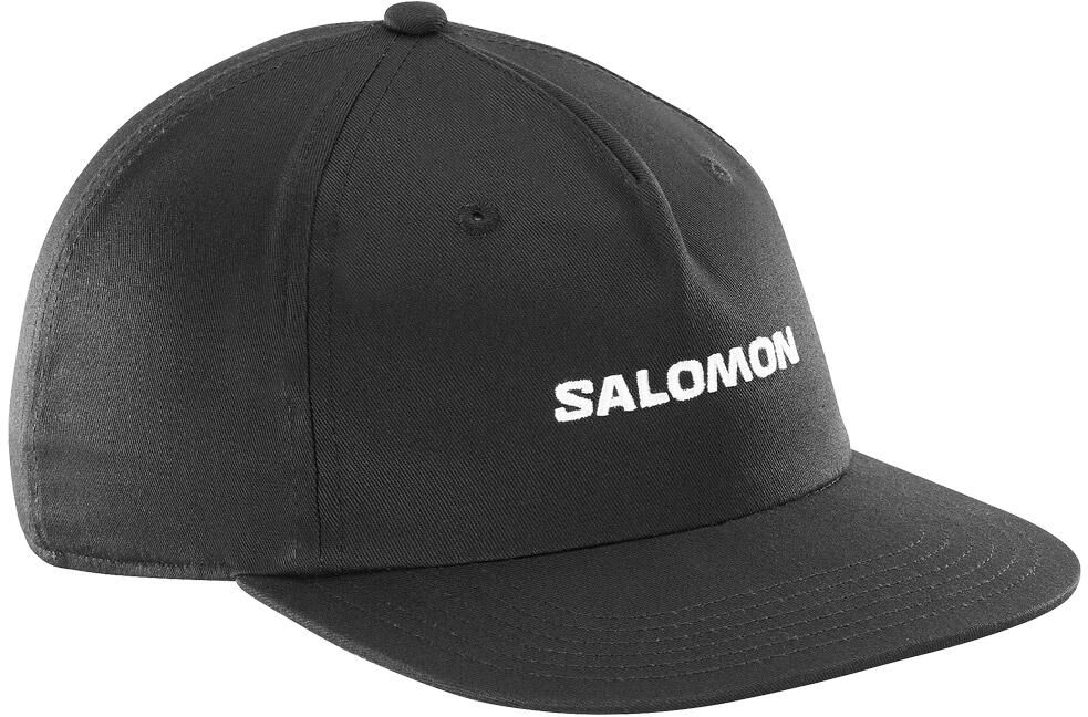 Salomon  - Logo Flat Cap Deep Black - S-M - Casquette