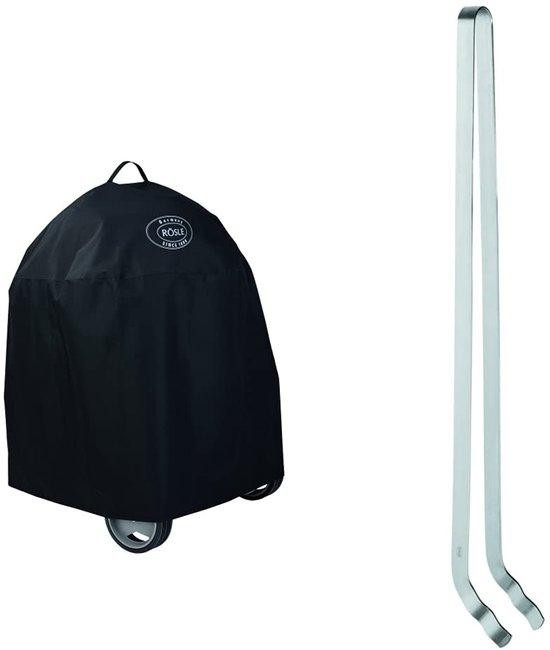 Waterdichte zwarte grillhoes van polyester voor houtskoolbarbecues, Breedte: 60 cm