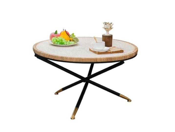 ksjdieunf Couchtisch Nordic Einfache Runde Moderne Kleine Tisch Wohnzimmer Licht Luxus Dekorative Kaffee Büro Tische for Wohnzimmer