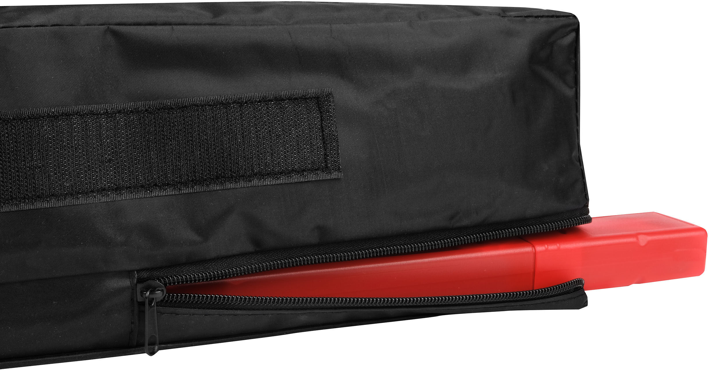 KFZ-Verbandtasche APA "TRIO-Verbandstasche mit Warndreieck und Warnweste", schwarz, B:44cm H:8cm L:13cm, Nylon, Erste-Hilfe-Sets, KFZ-Verbandtasche