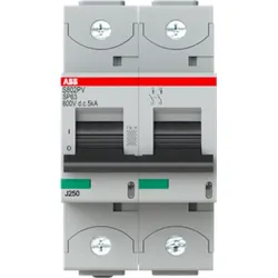ABB S802PV-SP63 Strangsicherung für Photovoltaikanlagen 800 V DC, 63A, 2-polig