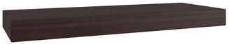 AquaTeak Manada Hollow Floating Teak Wall Shelf