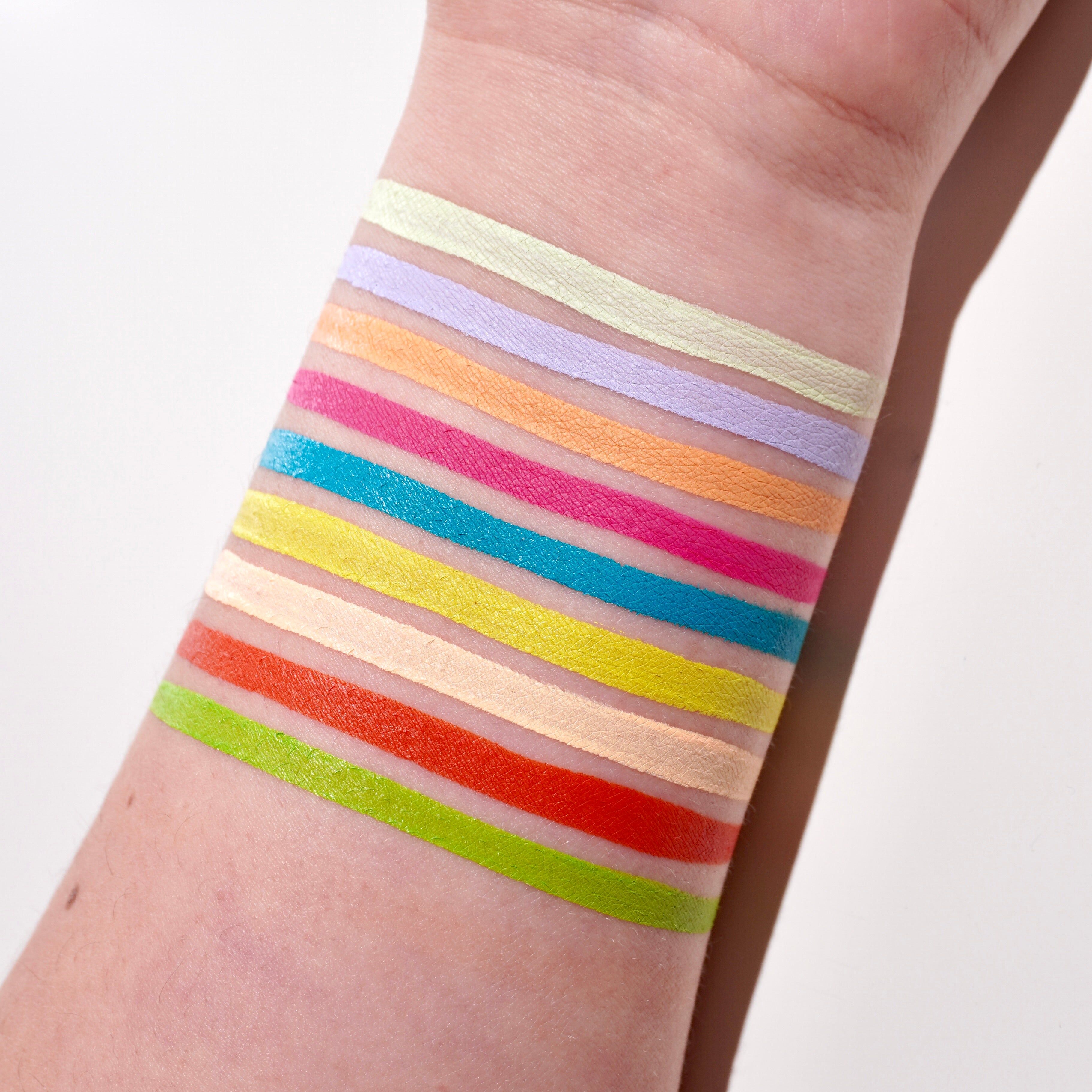 Rainbow Matte - 9 Pan Palette - Glisten Cosmetics