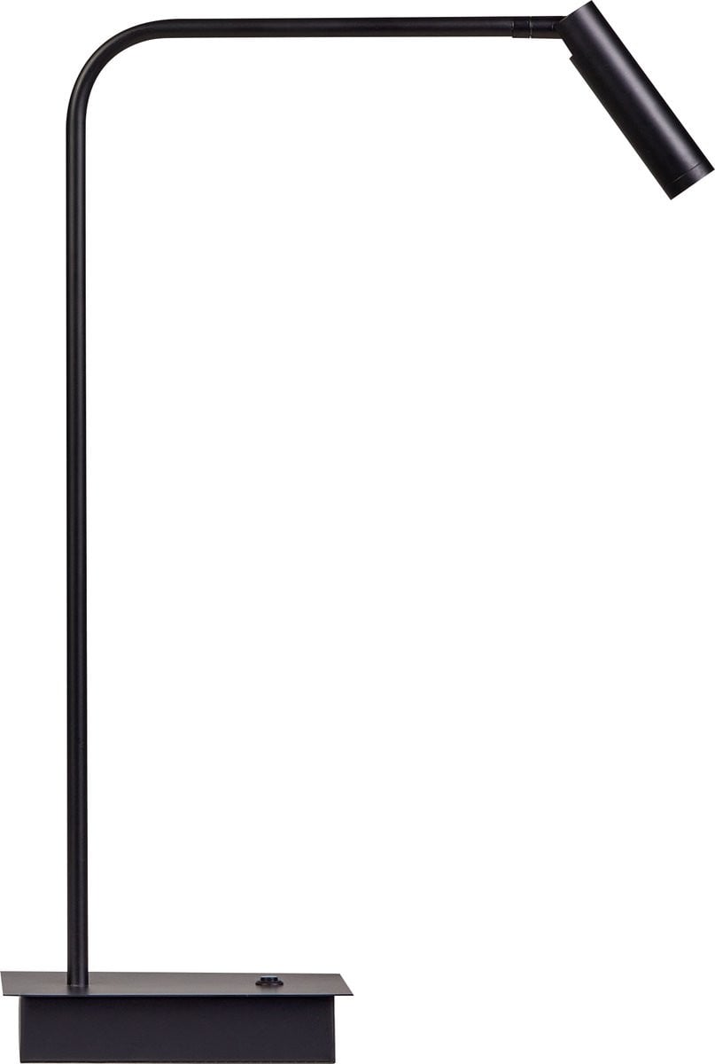 Beliani LED bureaulamp metaal minimalistisch zwart