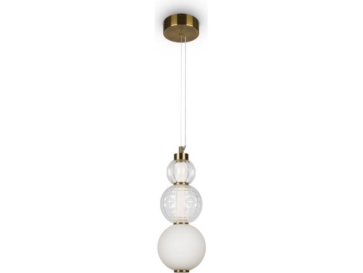 Maytoni Collar LED Pendelleuchte, Hängeleuchte 16W Gold-Farbe Warmweiss