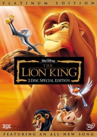 The Lion King (Two-Disc Platinum Edition) - Preis vom 12.10.2026 11:37:12 h