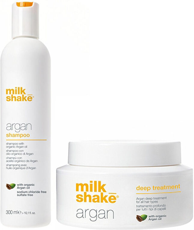 milk_shake Argan Shampoo 300ml & Argan Deep Treatment 200ml Duo