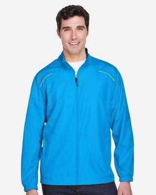 CORE365 88183 Men's Techno Lite Motivate Unlined Lightweight Jacket in Electric Blue size Medium