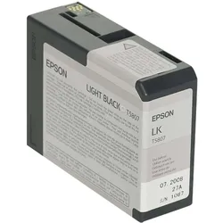 Original Epson C13T580700 / T5807 Druckerpatrone Foto Schwarz