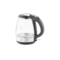KHG Wasserkocher  WK-121GES , transparent/klar , Kunststoff,Edelstahl,Glas , Maße (cm): B: 23 H: 21,5 T: 16.0