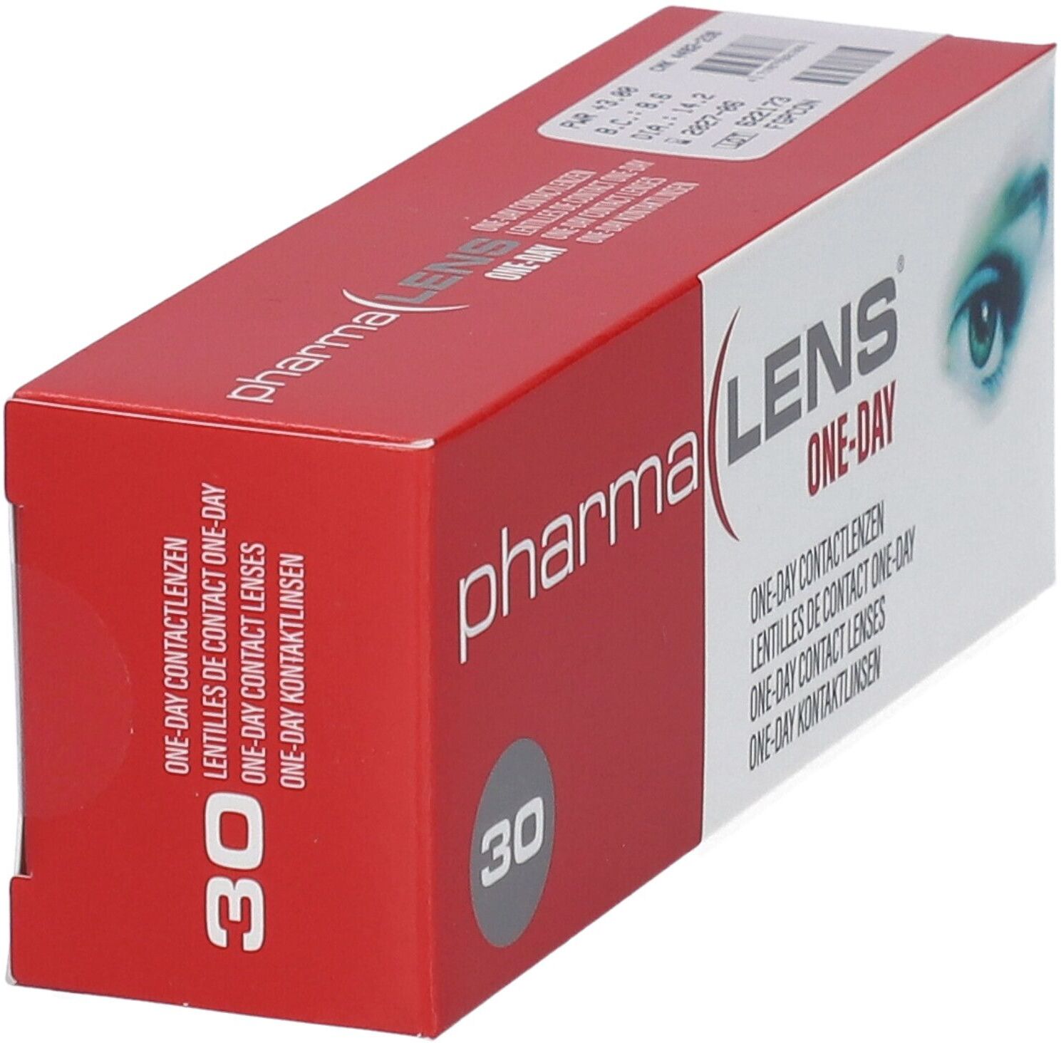 Pharmalens One-Day Contactlenzen +3,00 30 St Kontaktlinsen