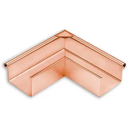 Rinnenwinkel Grömo Außeneck 90°, Kastenform, Kupfer, verschiedene Größen (Ausführung: Nenngröße 280)