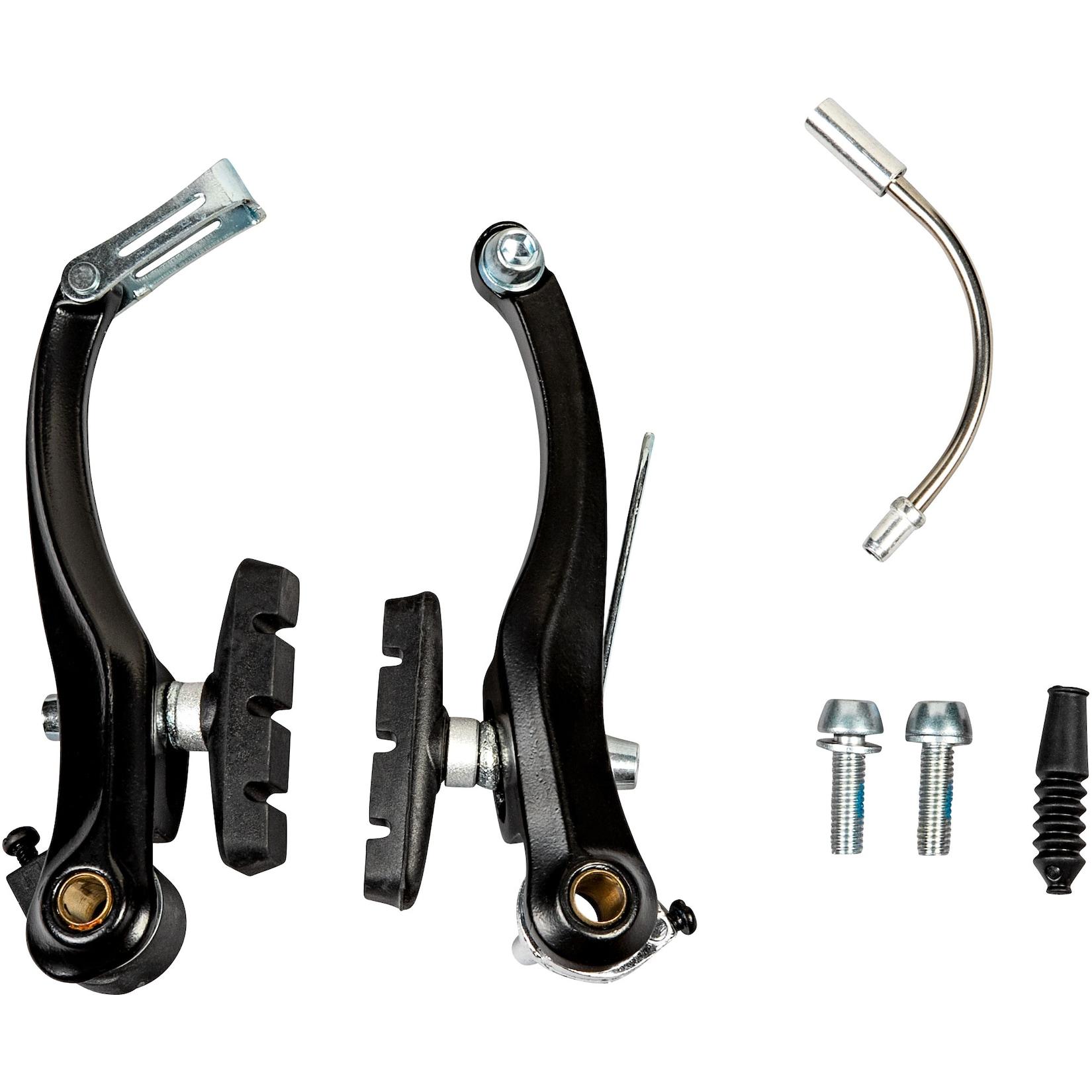 Zündapp Z101 Fahrradbremse V-Brake Alu Fahrrad Bremsen mit Bremsbelägen Felgenbremse Green 1.0 E Bike Klapprad