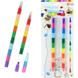 Toi-Toys - Wachsmalstifte 10in1 - mit je 10 Farben (stapelbar)