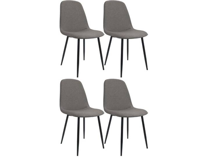PROREGAL® Esszimmerstuhl Küchenstuhl MEXICO CITY (4 St)
