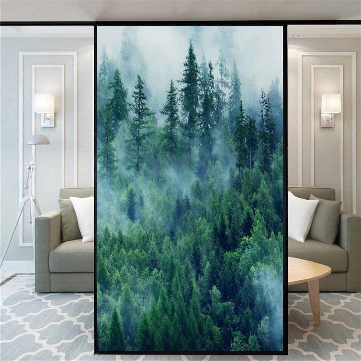 Wit Privacy raamfolie Matglas folie - Breedte: 65 cm, Hoogte: 200 cm