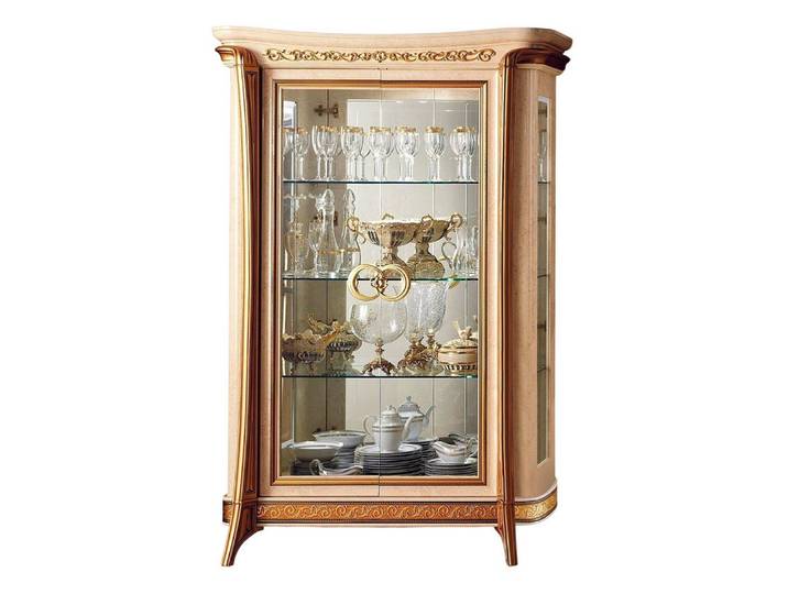 Xlmoebel Vitrine Barock Vitrine aus Holz im traditionellen Stil von Arredoclassic Hergestellt In Italy