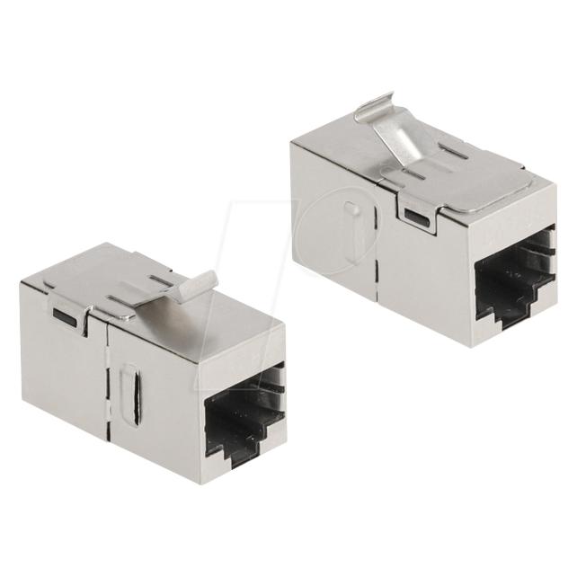 Delock Keystone Modul RJ45 Buchse zu RJ45 Buchse Cat.6A (Keystone Modul) (87161)