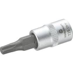 TOOLCRAFT T25 816083 T-Profil Steckschlüssel-Bit-Einsatz T 25 1/4 (6.3 mm)