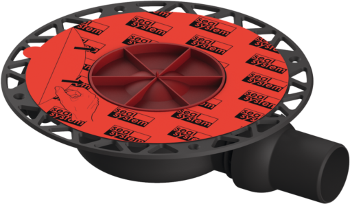 TECEdrainpoint S Ablauf superflach 3601400 DN 50, mit Universalflansch, waagerecht