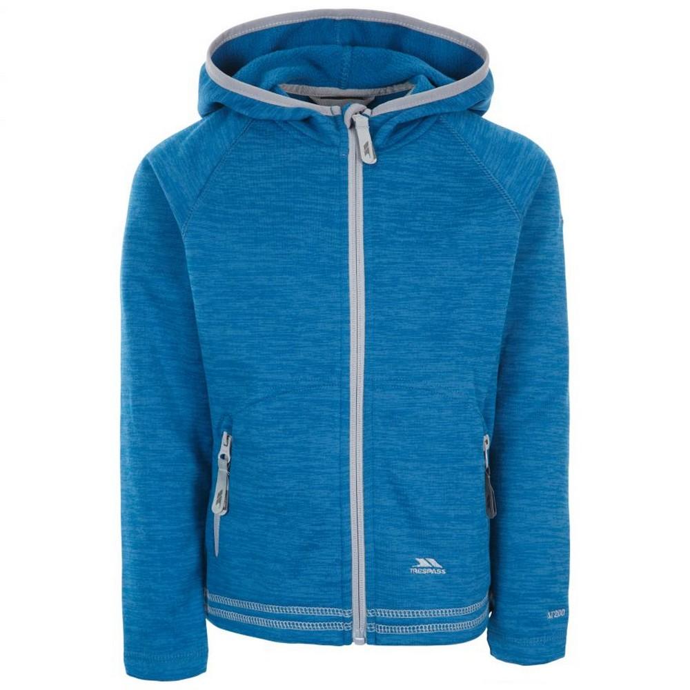 Trespass Childrens girls goodness full zip hooded fleece jacket