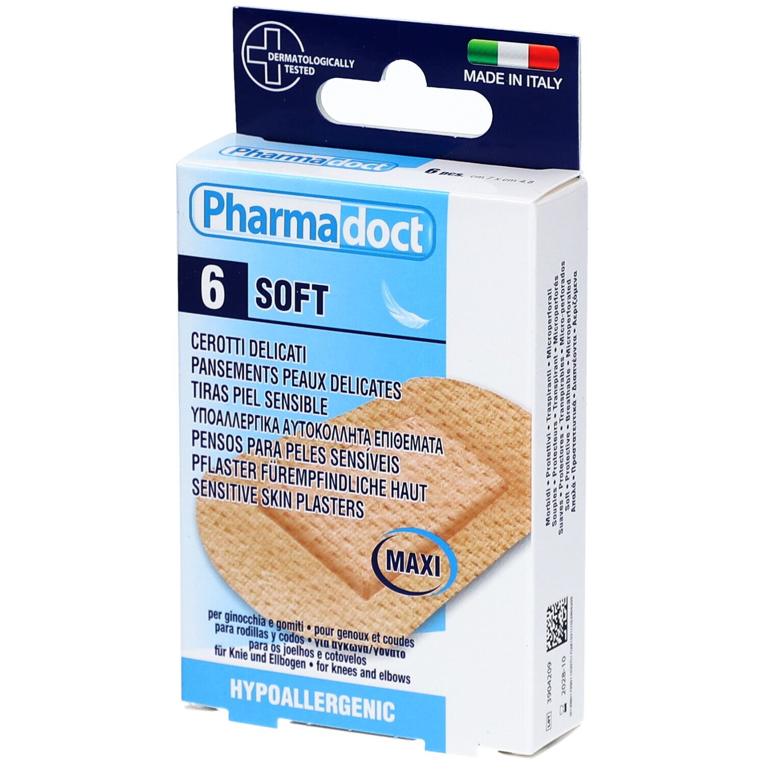 Pflaster hypoallergen 2 Größ.f.Knie+Ellenbogen 6 St