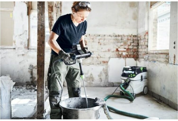 Festool WR 140 L Wendel-Rührstab Links mit Durchmesser von 140 mm und Länge von 600 mm , 4014549310319 (484286)