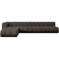 ECKSOFA modulares Sofa Darnel-L3 - 387x177x70 cm Braun