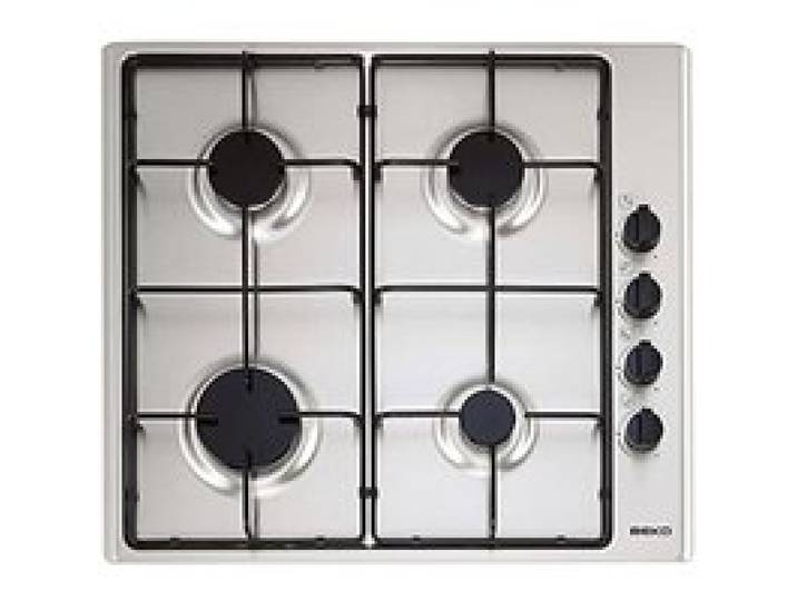 Plaque de cuisson gaz - Beko - HIZG64101SX - 4 feux - inox - thermocouple