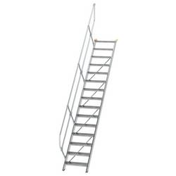 MUNK Günzburger Steigtechnik 600255 Aluminium, Stahl verzinkt Treppe