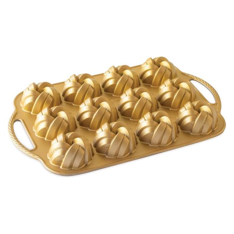 Nordic Ware 75th Anniversary Braided Mini Bundt Pan (NW 95377)
