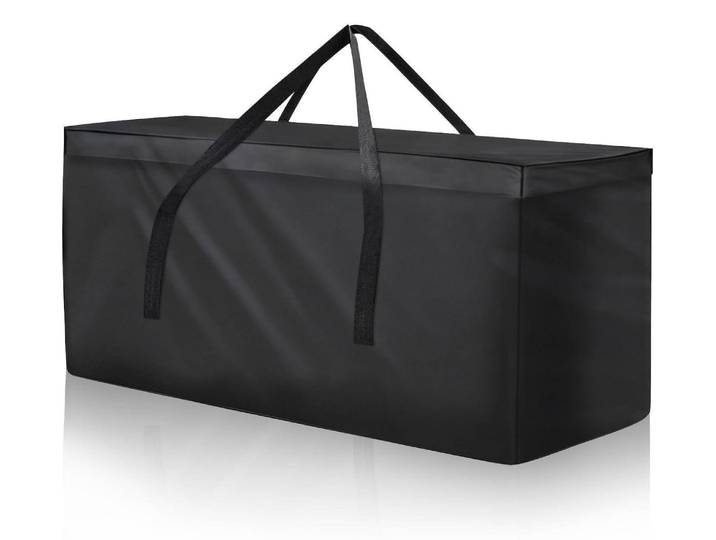 Schutzhülle für Gartenpolster 125x40x55 cm wasserdicht UV-Schutz 600D Oxford Stoff