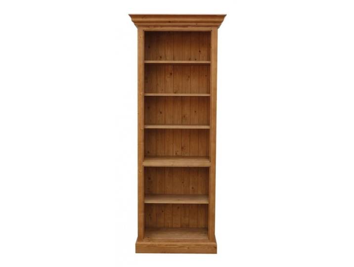 Bibliothèque en bois naturel