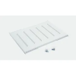Triton RAC-UP-550-H4 19" Schwerlast-Fachboden, 1HE, 550mm, 150kg, grau