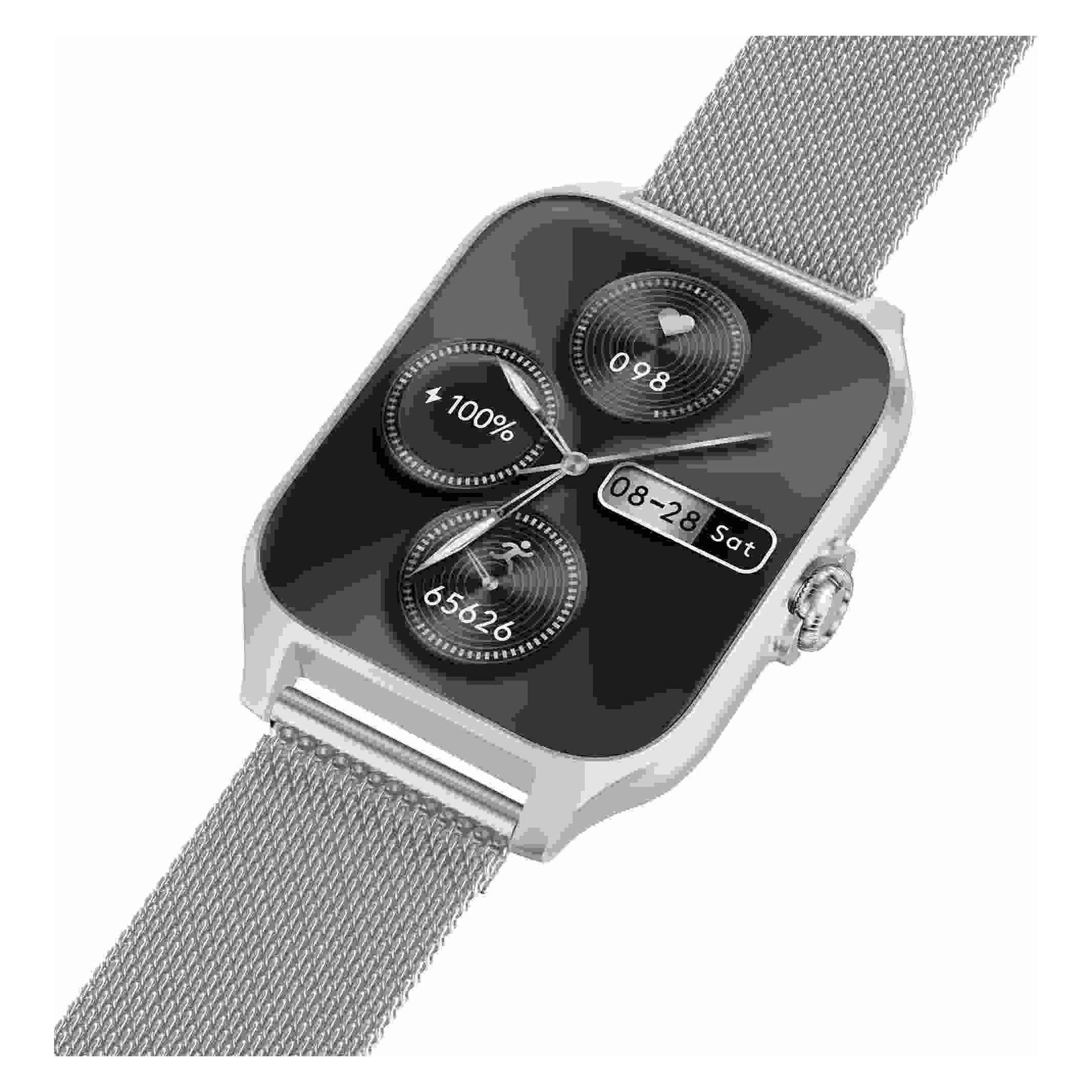 Garett I??manusis laikrodis Garret GRC Activity 2, Sidabro spalvos korpusas su??ydros spalvos dir??eliu (52 mm, Silber, ohne SIM) (GRC_Activity2_SIL)