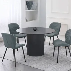 HOME DELUXE Esstisch Rund CAMILLO -  Dark Oak