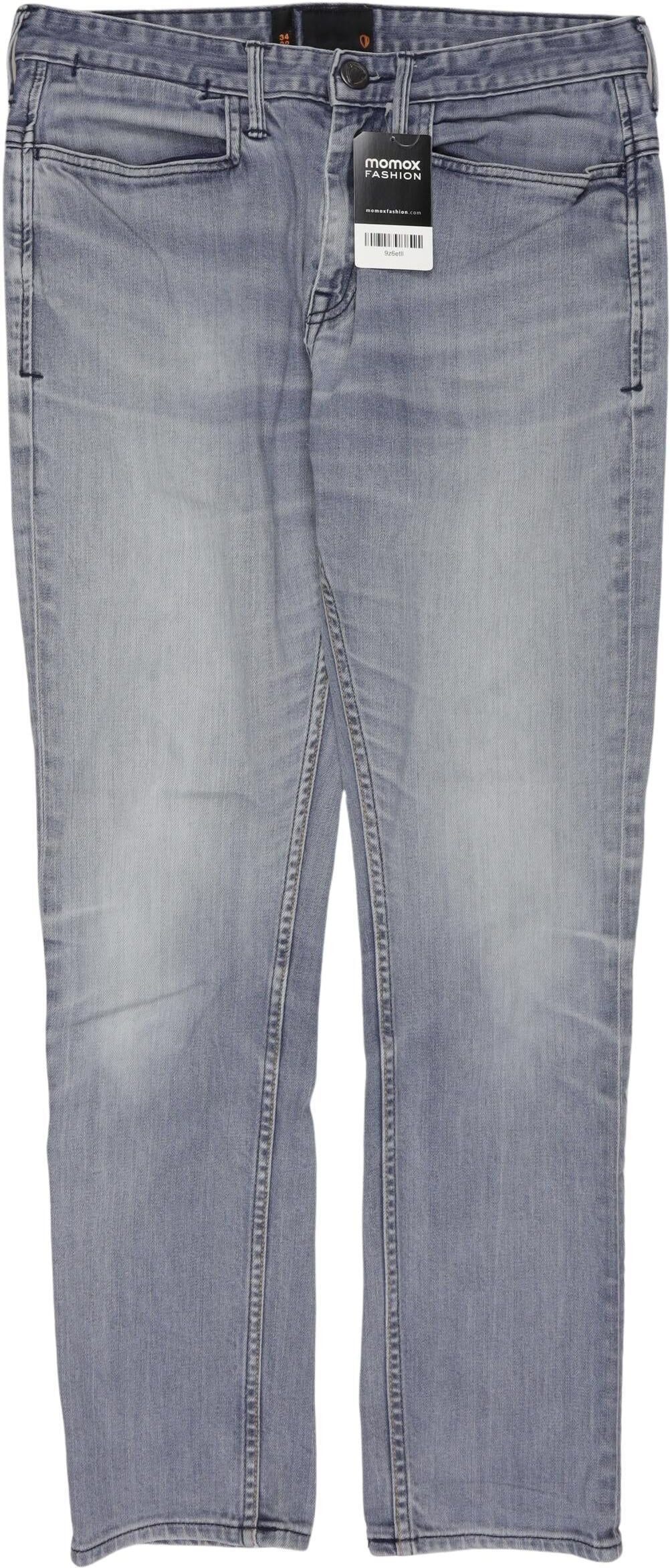 Ben Sherman Herren Jeans, Grau, Gr. W34, Baumwolle / Elasthan - Second Hand