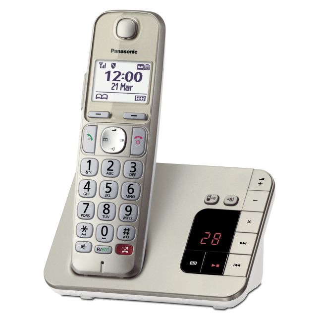 Panasonic KX-TGE260GN DECT-Telefon (Champagner)